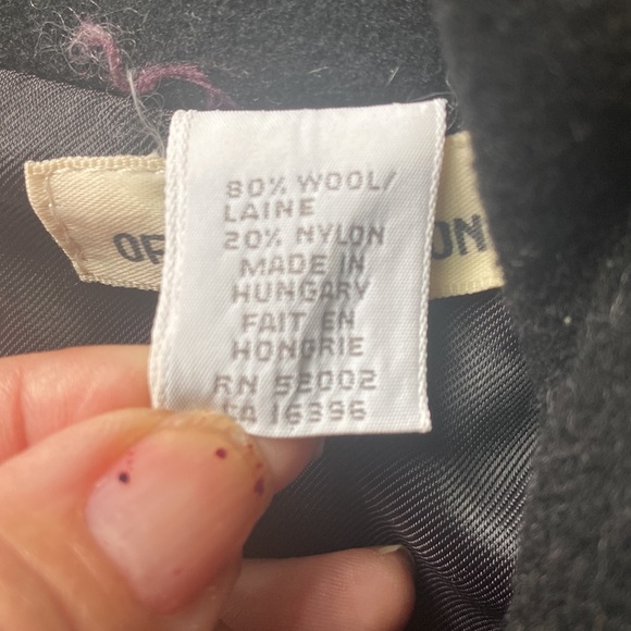 Black LIZ CLAIBORNE Collection Coat - Picture 3 of 8